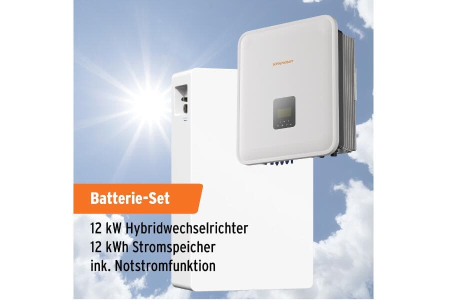 Hybrid-Wechselrichter mit Batteriespeicher